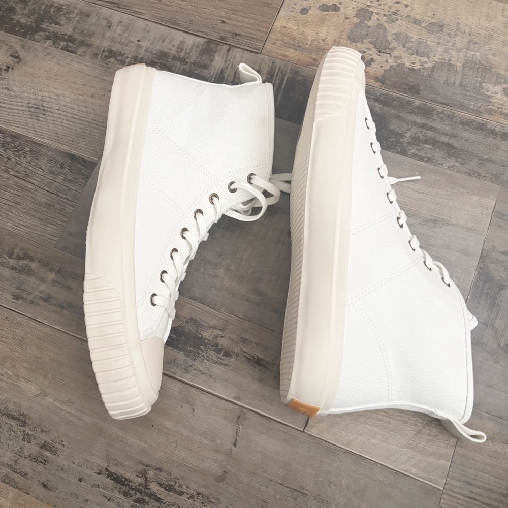 J.Crew White High-Top Women's Sneakers - Picture 4 of 6